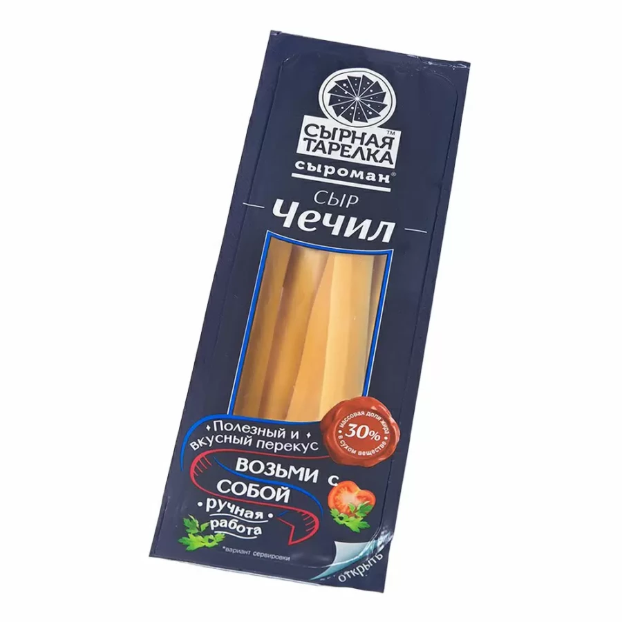 СЫР ЧЕЧИЛ ПАЛОЧКИ КОПЧЕНЫЕ 30% 100ГР