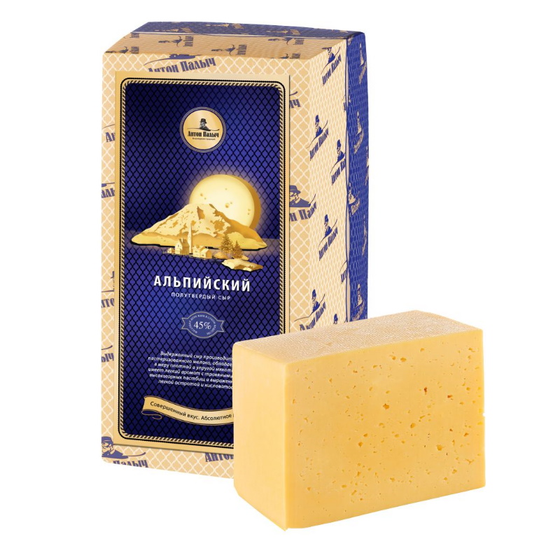 СЫР АЛЬПИЙСКИЙ 45% БРУС 1КГ