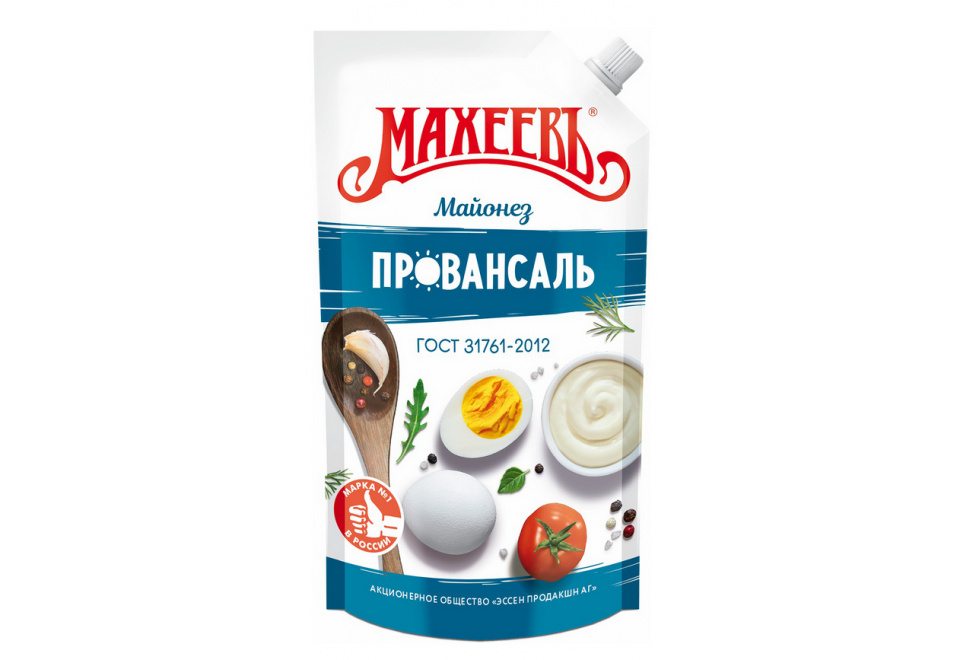 МАЙОНЕЗ МАХЕЕВ ПРОВАНСАЛЬ БЕЛЫЙ 50,5 %190 ГР
