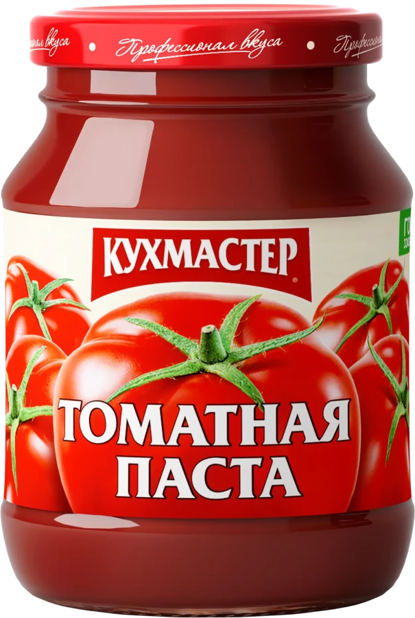ТОМАТНАЯ ПАСТА ГОСТ 370 ГР СТ/Б КУХМАСТЕР