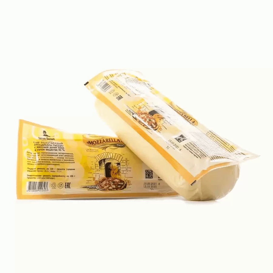 СЫР МОЦАРЕЛЛА ПИЦЦА 40% 1КГ БЕЛАРУСЬ