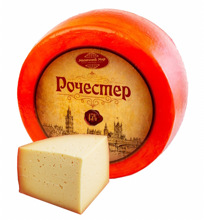 Сыр Рочестер твердый 45% брус