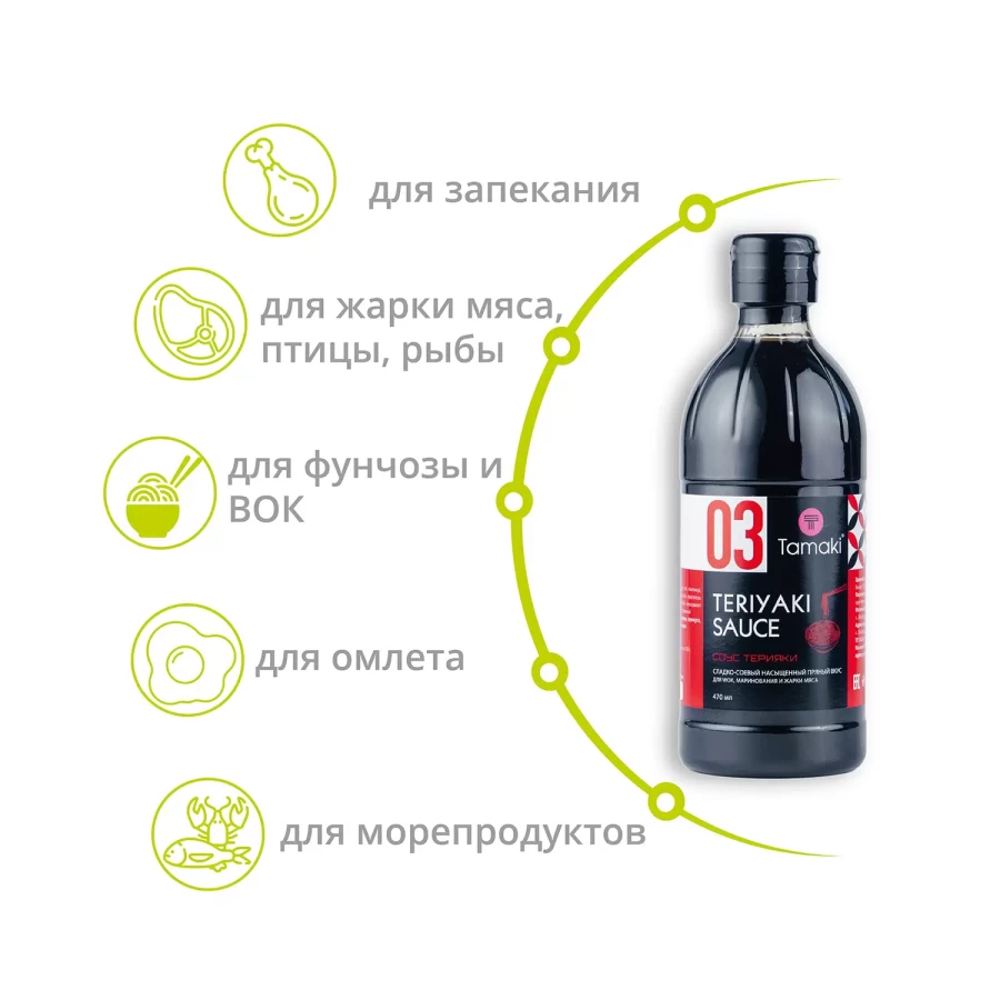 СОУС ТЕРИЯКИ 470МЛ ТАМАКИ
