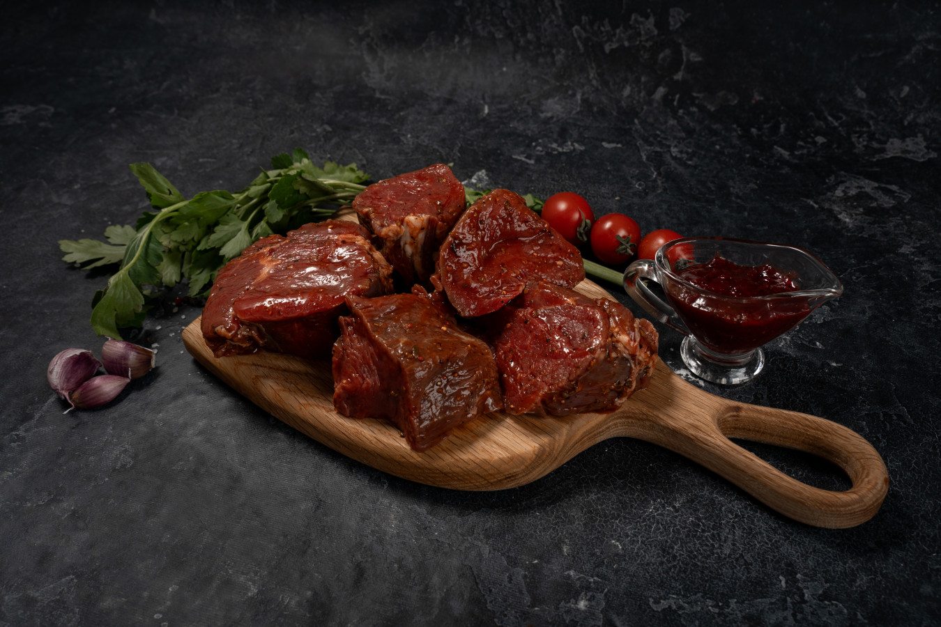 ШАШЛЫК ИЗ ТОЛСТОГО КРАЯ ГОВЯДИНЫ