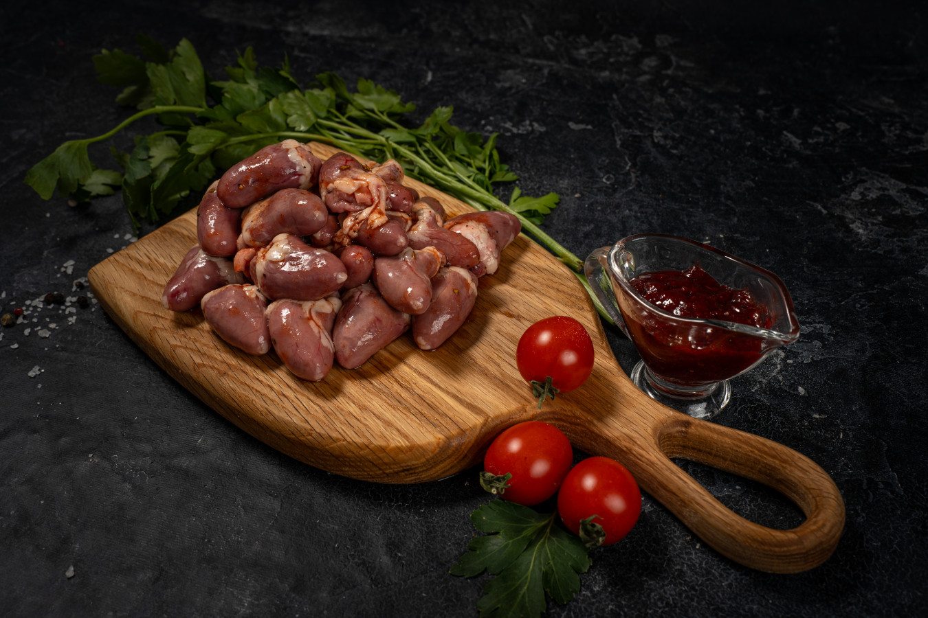 ШАШЛЫК ИЗ УТИНЫХ СЕРДЕЧЕК В ИСПАНСКОМ МАРИНАДЕ 1КГ