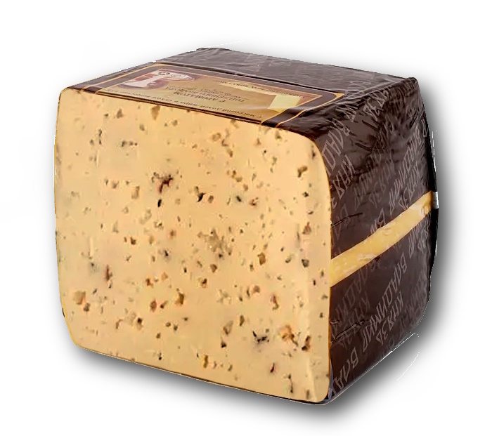 Сыр князь Владимир с лисичками и жареным луком 45% кг