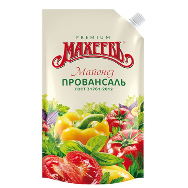 МАЙОНЕЗ ПРОВАНСАЛЬ МАХЕЕВ, 50,5% пакет Дой пак 190мл