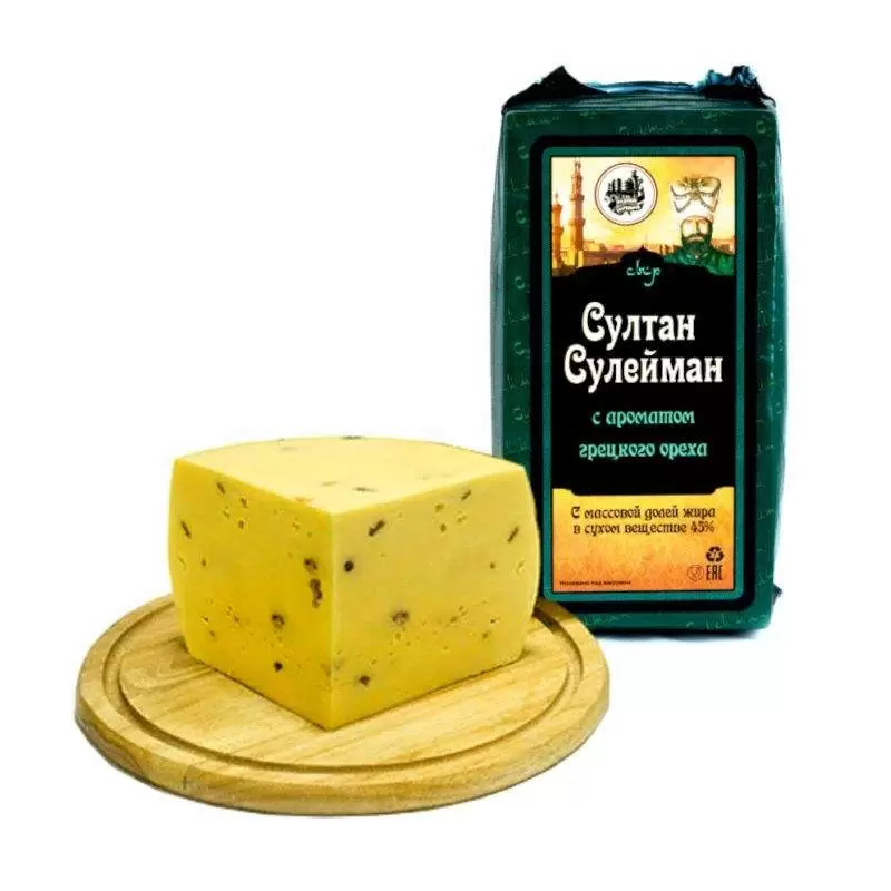 Сыр Султан Сулейман с ароматом грецкого ореха 45% 1кг