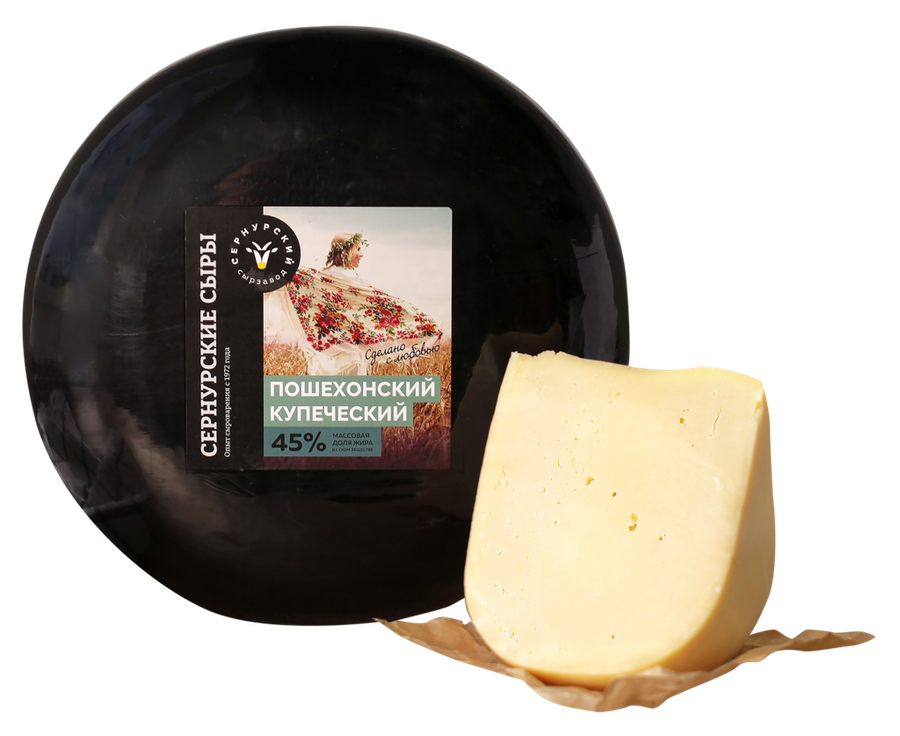 СЫР ПОШЕХОНСКИЙ 45% 1КГ СЕРНУР