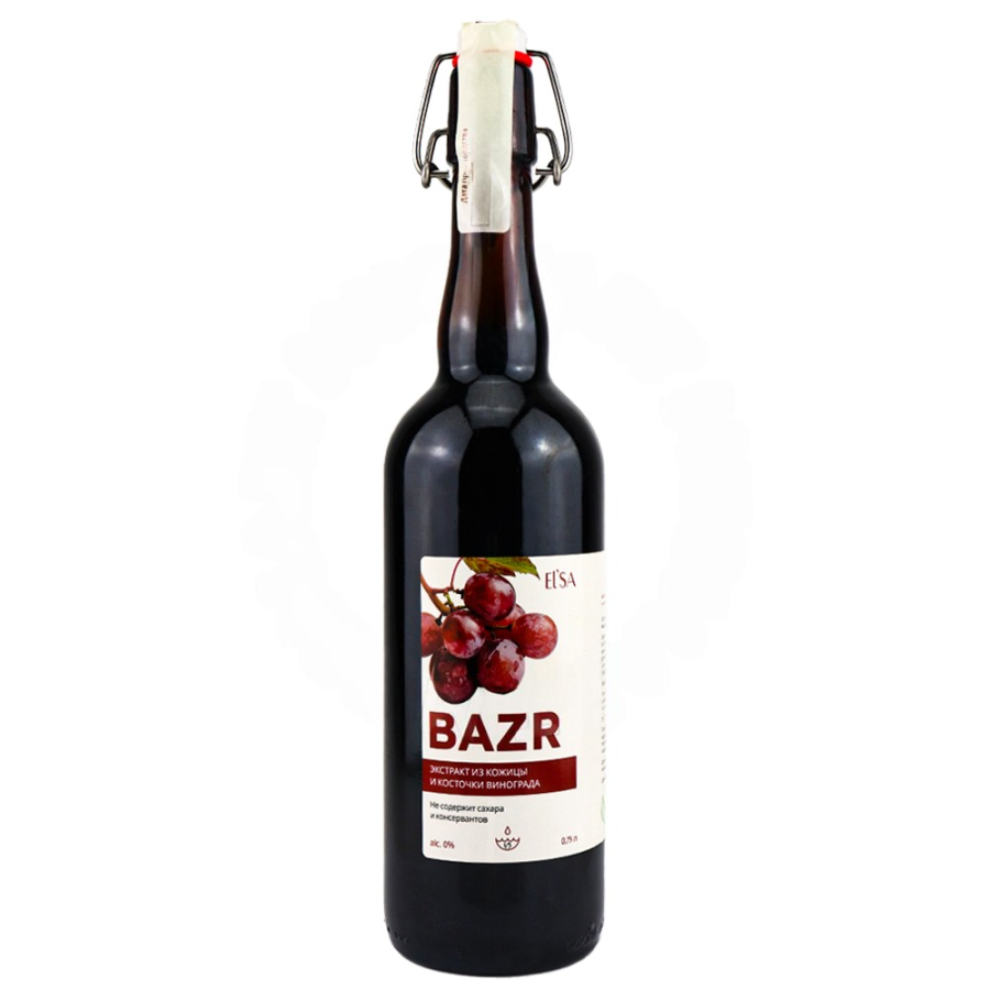 ЭКСТРАКТ ИЗ КОЖИЦЫ И КОСТОЧКИ ВИНОГРАДА БАЗР Б/А 0,75Л