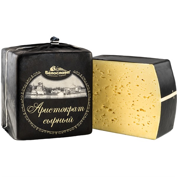СЫР АРИСТОКРАТ СЫРНЫЙ С ТОПЛЕНЫМ МОЛОКОМ 50% 1КГ